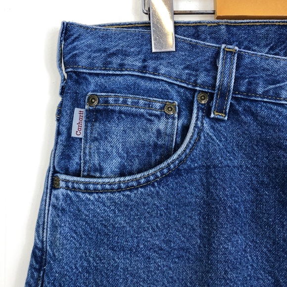 Carhartt Fleece Lined Jeans Sz 36x29 - Picture 5 of 10